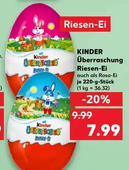 Kaufland KINDER Überraschung Riesen-Ei Angebot