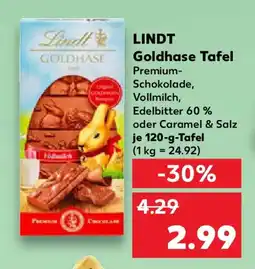 Kaufland LINDT Goldhase Tafel Angebot