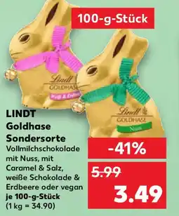 Kaufland LINDT Goldhase Sondersorte Angebot