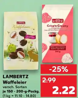Kaufland LAMBERTZ Waffeleier Angebot
