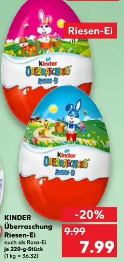 Kaufland KINDER Überraschung Riesen-Ei Angebot