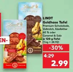 Kaufland LINDT Goldhase Tafel Angebot