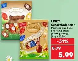 Kaufland LINDT Schokoladeneier Angebot