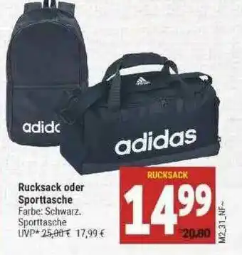 Marktkauf Adidas Rucksack Oder Sporttasche Angebot