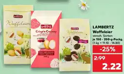 Kaufland LAMBERTZ Waffeleier Angebot