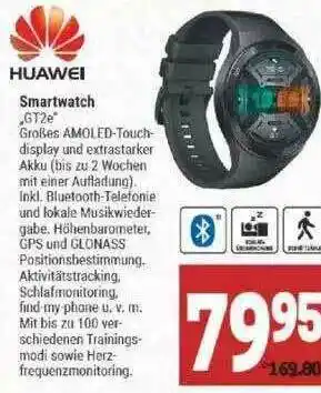 Marktkauf Huawei Smartwatch „gt2e“ Angebot