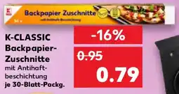 Kaufland K-CLASSIC Backpapier- Zuschnitte Angebot
