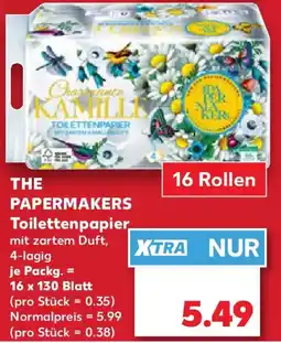 Kaufland THE PAPERMAKERS Toilettenpapier Angebot