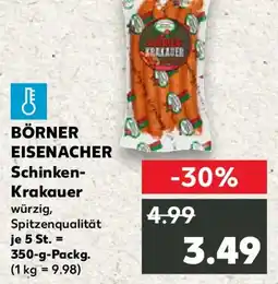 Kaufland BÖRNER EISENACHER Schinken- Krakauer Angebot