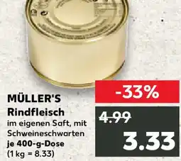 Kaufland MÜLLER'S Rindfleisch Angebot