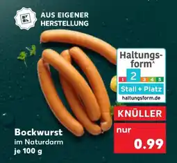 Kaufland Bockwurst im Naturdarm Angebot