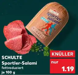 Kaufland SCHULTE Sportler-Salami Angebot