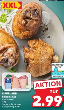 Kaufland K-PURLAND Eisbein XXL Angebot