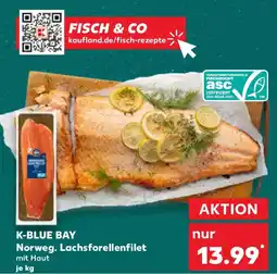 Kaufland K-BLUE BAY Norweg. Lachsforellenfilet Angebot