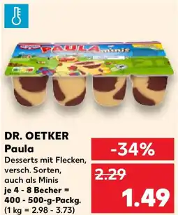 Kaufland DR. OETKER Paula Angebot