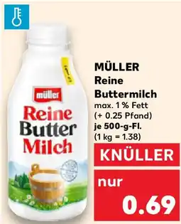 Kaufland MÜLLER Reine Buttermilch Angebot
