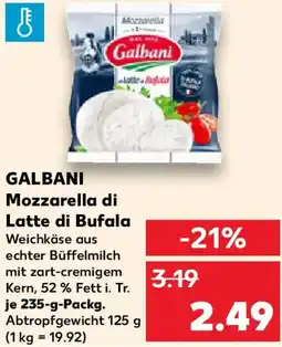 Kaufland GALBANI Mozzarella di Latte di Bufala Angebot