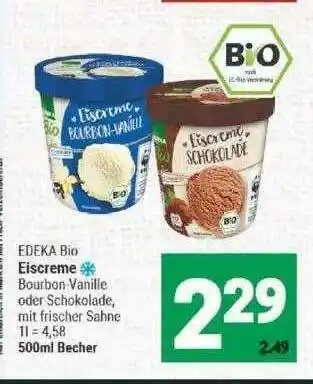 Marktkauf Edeka Bio Eiscreme Angebot