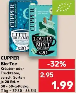 Kaufland CUPPER Bio-Tee Angebot
