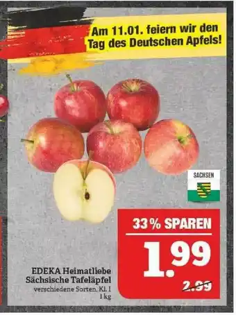 Marktkauf Edeka Heimatliebe Sächsische Tafeläpfel Angebot