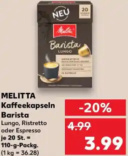 Kaufland MELITTA Kaffeekapseln Barista Angebot