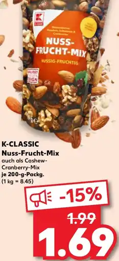 Kaufland K-CLASSIC Nuss-Frucht-Mix Angebot