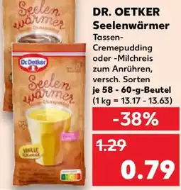 Kaufland DR. OETKER Seelenwärmer Angebot