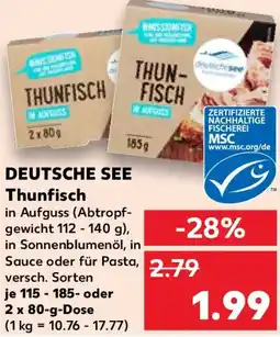 Kaufland DEUTSCHE SEE Thunfisch Angebot