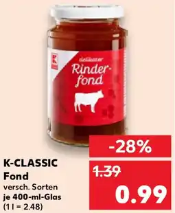 Kaufland K-CLASSIC Fond Angebot