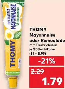 Kaufland THOMY Mayonnaise oder Remoulade Angebot