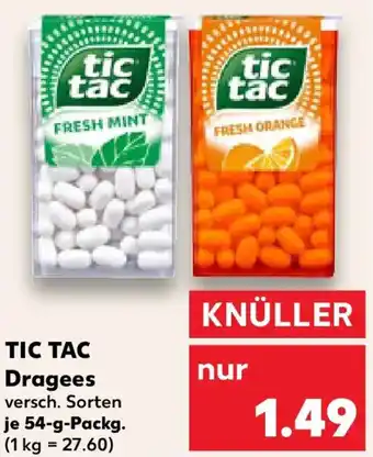 Kaufland TIC TAC Dragees Angebot