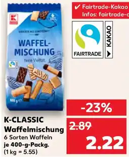 Kaufland K-CLASSIC Waffelmischung Angebot