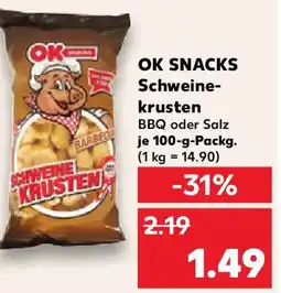 Kaufland OK SNACKS Schweinekrusten Angebot