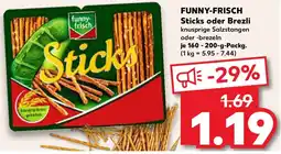 Kaufland FUNNY-FRISCH Sticks oder Brezli Angebot