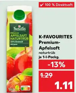 Kaufland K-FAVOURITES Premium Apfelsaft Angebot