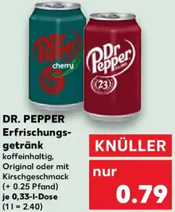 Kaufland DR. PEPPER Erfrischungsgetränk Angebot