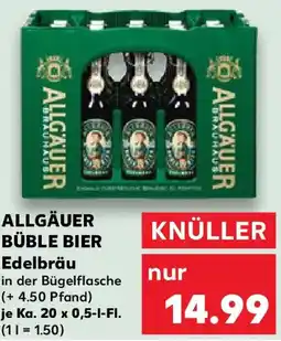 Kaufland ALLGÄUER BÜBLE BIER Edelbräu Angebot