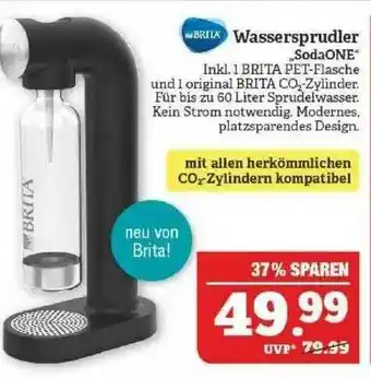 Marktkauf Brita Wassersprudler „sodaone“ Angebot