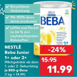 Kaufland NESTLÉ Beba Junior 1+ oder 2+ Angebot