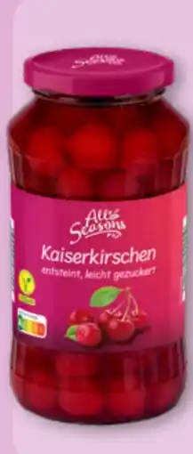 Aldi Nord All Seasons Kaiserkirschen Angebot