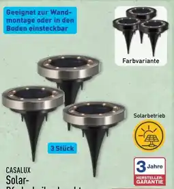 Aldi Nord Casalux Solar-Pfadscheibenleuchten Angebot