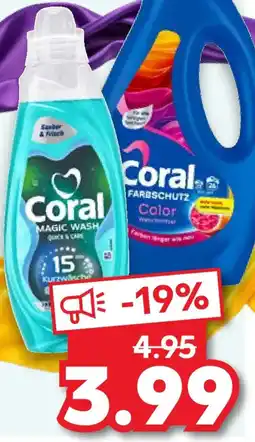 Kaufland CORAL Waschmittel Angebot