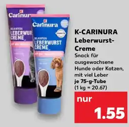 Kaufland K-CARINURA Leberwurst Creme Angebot
