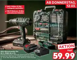 Kaufland PARKSIDE Akku-Bohrschrauber-Set 20 V PABS 20-Li l9 Angebot