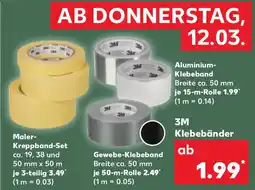 Kaufland 3M Klebebänder 15 m Rolle Angebot