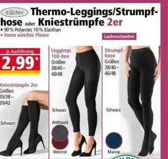 Norma Ellenor Thermo-leggings Strumpf-hose Oder Kniestrümpfe Angebot