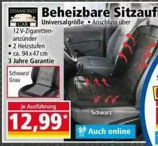 Norma Beheizbare Sitzauf Angebot