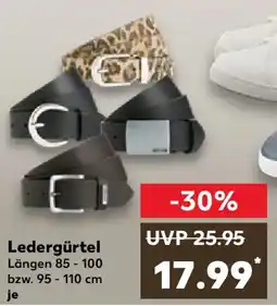 Kaufland MUSTANG Ledergürtel Angebot