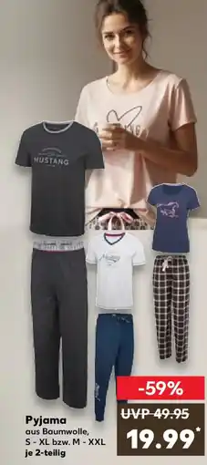 Kaufland MUSTANG Pyjama Angebot