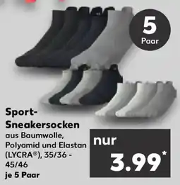 Kaufland newcential Sport- Sneakersocken Angebot